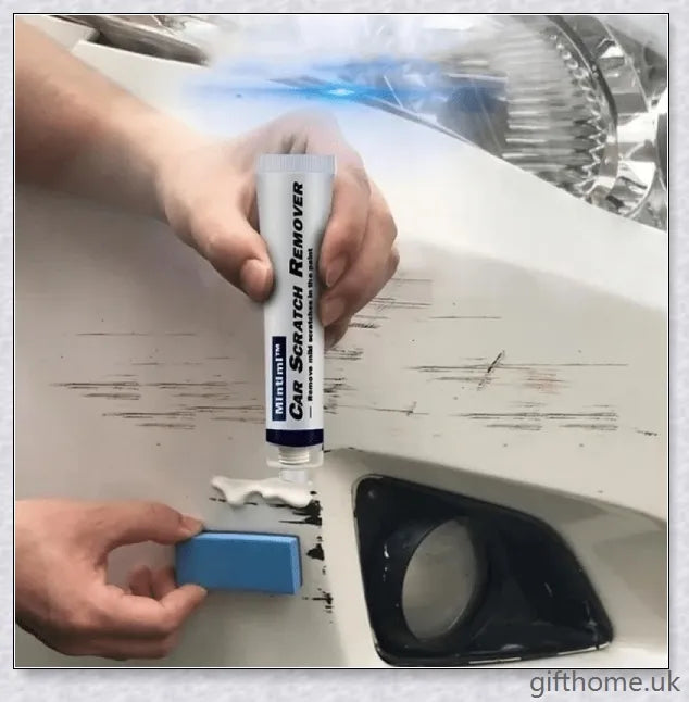 Car Scratch Repair Polish Wax with buffer pad for removing scratches and restoring car's shine