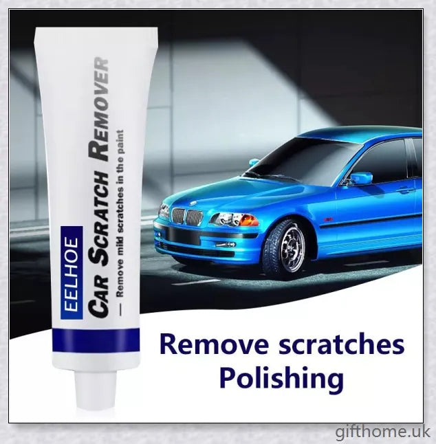 Car Scratch Repair Polish Wax with buffer pad for removing scratches and restoring car's shine