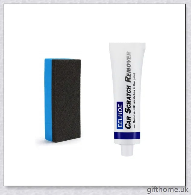 Car Scratch Repair Polish Wax with buffer pad for removing scratches and restoring car's shine