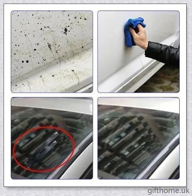 Car Scratch Repair Polish Wax with buffer pad for removing scratches and restoring car's shine