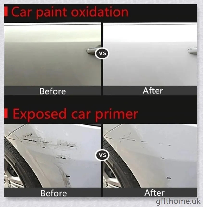Car Scratch Repair Polish Wax with buffer pad for removing scratches and restoring car's shine