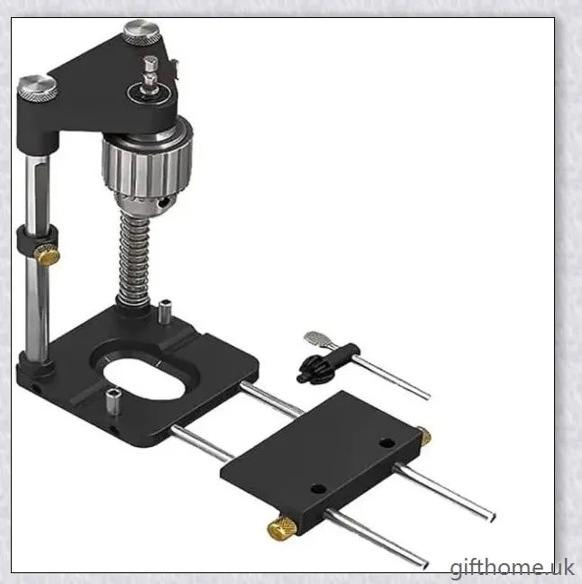Robust alloy steel drill hole locator with multi-directional alignment indicators for precise and efficient drilling in DIY projects