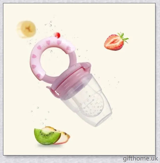 Baby Fruit and Vegetable Auxiliary Food Feeder Pacifier - a premium silicone feeding accessory that allows infants to safely explore healthy flavours while soothing their gums