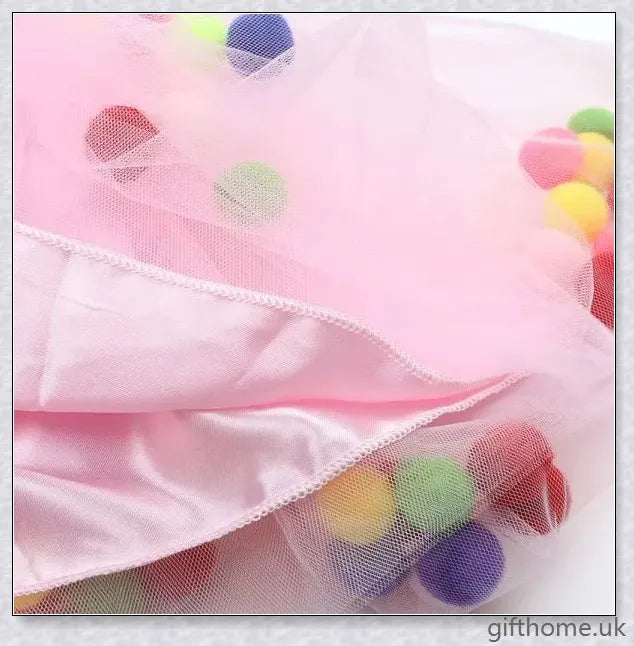 Fluffy princess skirt for girls made with premium polyester fibre, available in multiple vibrant colours and sizes.