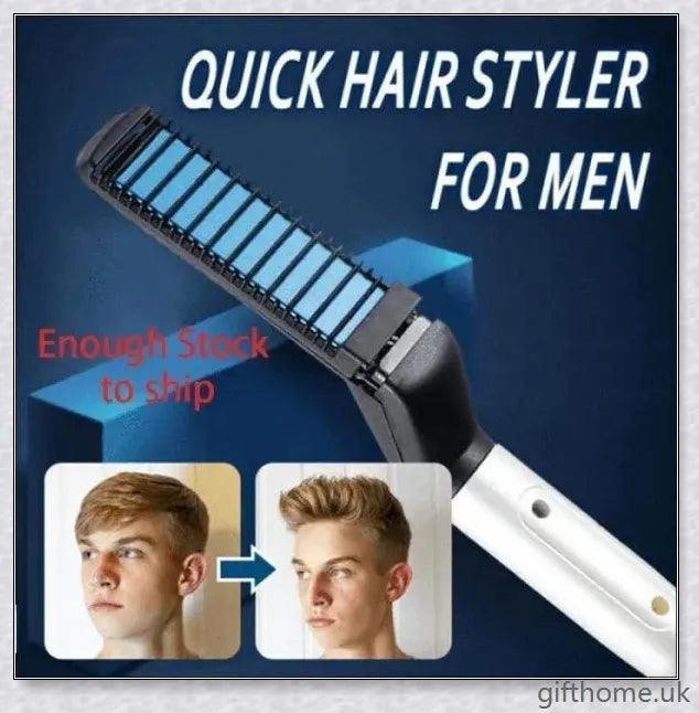 Beard Straightening Comb - Effortlessly straighten and smooth facial hair for a polished, masculine appearance