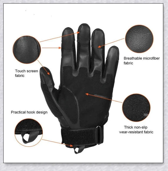 Indestructible Gloves made with premium kevlar and leather, designed to provide unparalleled protection and shock absorption for any demanding task.