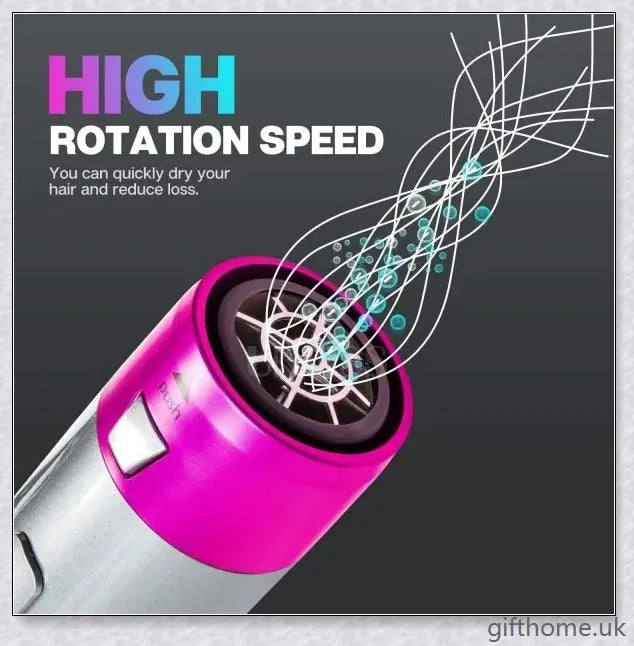 5 in 1 Multifunctional Airwrap Hair Styling Tool by Urban Wings - Create voluminous, salon-quality curls and waves with this advanced, damage-free styling device.