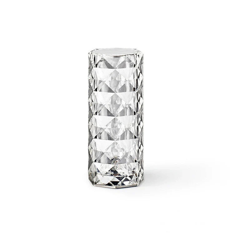 Elegant Nordic Crystal Lamp with adjustable 16-colour RGB lighting, perfect for bedrooms, offices, and living rooms