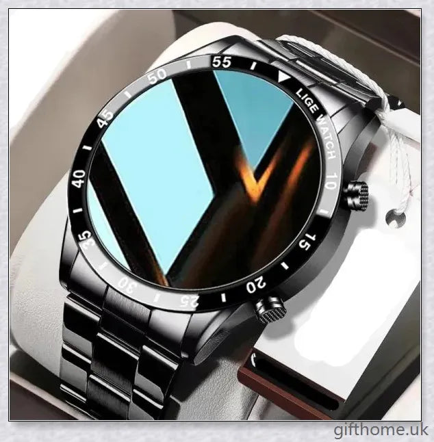 Elegant and durable Full Circle Touch Screen Steel Band Luxury Bluetooth Smart Watch with advanced features for the UK market
