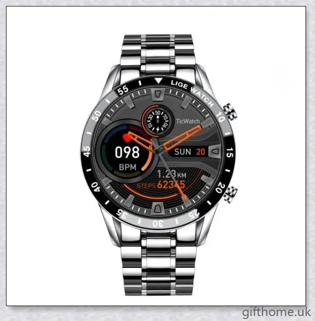 Elegant and durable Full Circle Touch Screen Steel Band Luxury Bluetooth Smart Watch with advanced features for the UK market