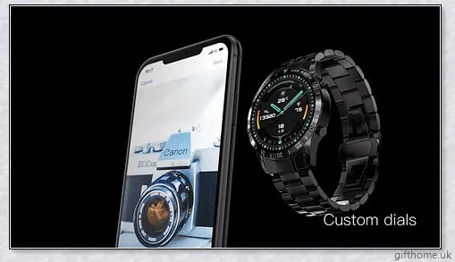 Elegant and durable Full Circle Touch Screen Steel Band Luxury Bluetooth Smart Watch with advanced features for the UK market