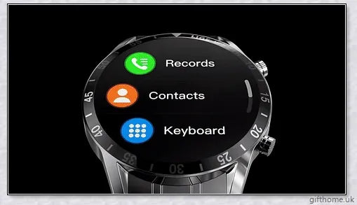 Elegant and durable Full Circle Touch Screen Steel Band Luxury Bluetooth Smart Watch with advanced features for the UK market