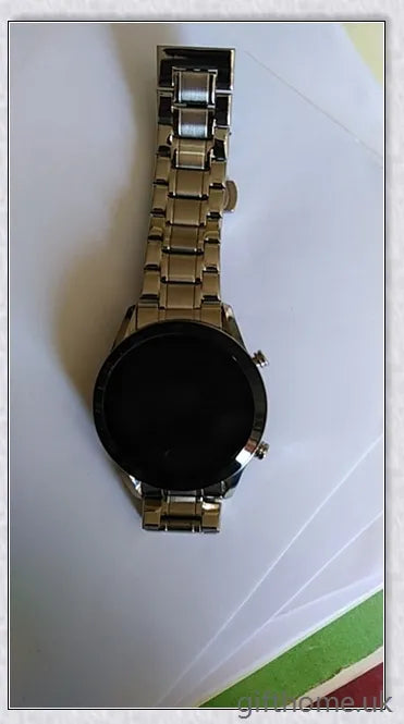 Elegant and durable Full Circle Touch Screen Steel Band Luxury Bluetooth Smart Watch with advanced features for the UK market