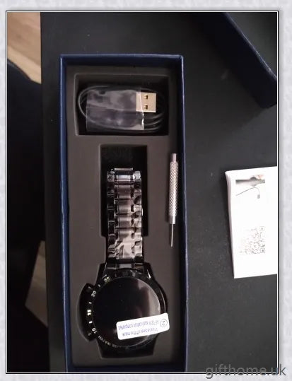 Elegant and durable Full Circle Touch Screen Steel Band Luxury Bluetooth Smart Watch with advanced features for the UK market