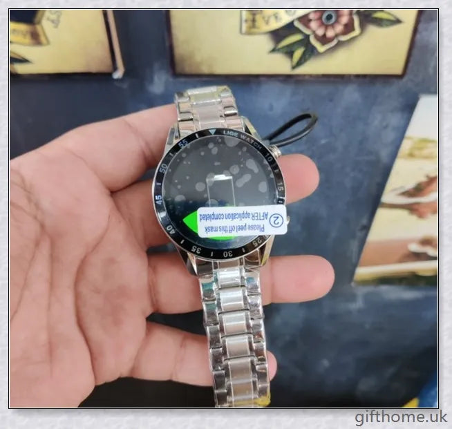 Elegant and durable Full Circle Touch Screen Steel Band Luxury Bluetooth Smart Watch with advanced features for the UK market