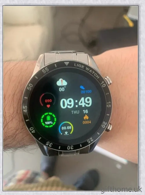 Elegant and durable Full Circle Touch Screen Steel Band Luxury Bluetooth Smart Watch with advanced features for the UK market