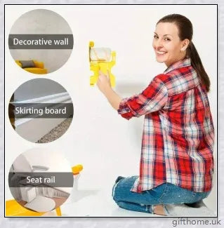 The Edge Master-Edger Clean Cut Paint, a versatile tool that allows for effortless, professional-quality painting of edges and trim.