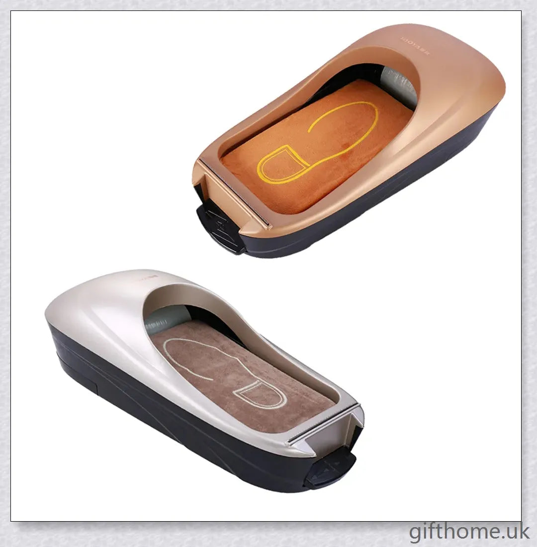 Automatic Shoe Cover Machine with a durable sawtooth blade for hassle-free shoe cover application