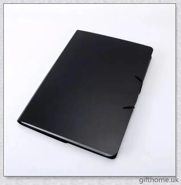 Premium 12-pocket expanding files folder in black, grey, and navy blue colours for organised document storage and workspace management