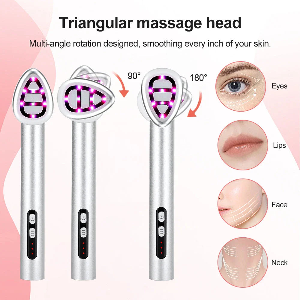 7-Colour LED Photon Eye Massager with advanced features for rejuvenating the delicate eye area