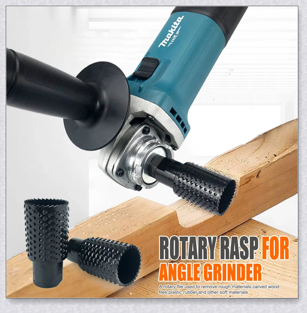 Multi-Functional Grinding Head for Woodworking, Polishing, and Hole Opener in Premium Carbon Steel
