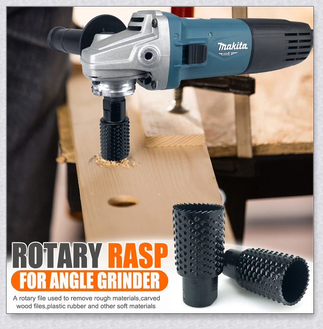 Multi-Functional Grinding Head for Woodworking, Polishing, and Hole Opener in Premium Carbon Steel