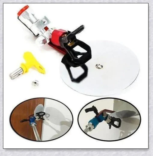 Paint Sprayer Universal Guide Tool - A versatile accessory for DIY painting projects, featuring a durable tungsten steel construction and easy-to-use design.