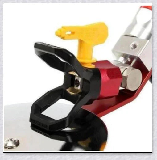 Paint Sprayer Universal Guide Tool - A versatile accessory for DIY painting projects, featuring a durable tungsten steel construction and easy-to-use design.