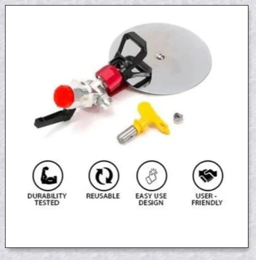Paint Sprayer Universal Guide Tool - A versatile accessory for DIY painting projects, featuring a durable tungsten steel construction and easy-to-use design.