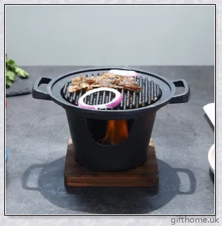 Creative Japanese-style mini barbecue grill with aluminium alloy construction and nonstick cooking surface, perfect for outdoor cooking and entertaining