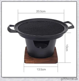 Creative Japanese-style mini barbecue grill with aluminium alloy construction and nonstick cooking surface, perfect for outdoor cooking and entertaining