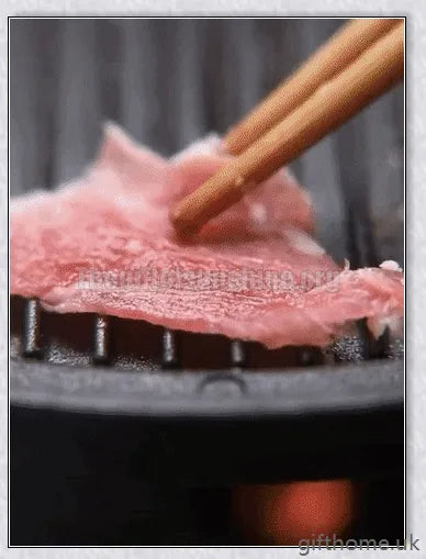 Creative Japanese-style mini barbecue grill with aluminium alloy construction and nonstick cooking surface, perfect for outdoor cooking and entertaining