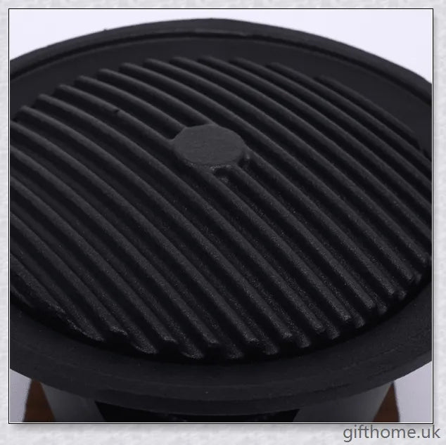 Creative Japanese-style mini barbecue grill with aluminium alloy construction and nonstick cooking surface, perfect for outdoor cooking and entertaining