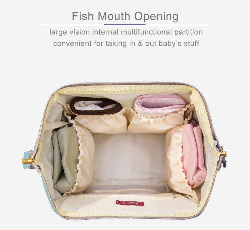 GiftHome UK Multi-Purpose Large Capacity Mummy Bag - Fashionable Maternal and Child Accessory