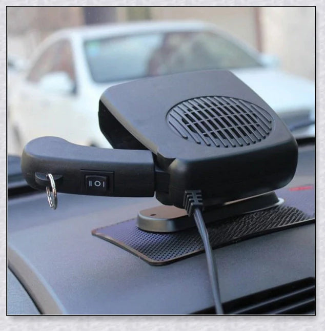 Powerful Portable 12V Plug In Car Heater Defroster - Keep Your Car Warm and Defrost Windshield Quickly