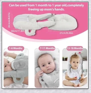 Nursing Cushion - Baby Feeding Pillow: Supportive, comfortable, and hands-free for modern mums