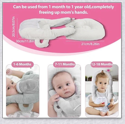 Nursing Cushion - Baby Feeding Pillow: Supportive, comfortable, and hands-free for modern mums