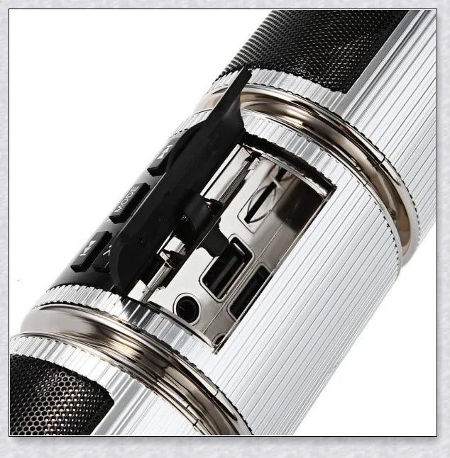 Premium Bluetooth Motorcycle Handlebar Speaker Stereo System with Weatherproof Design and High-Quality Audio