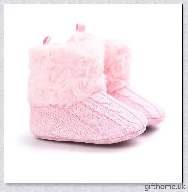 Cosy and charming baby knitted shoes in various sizes and colours, handcrafted with care in the United Kingdom