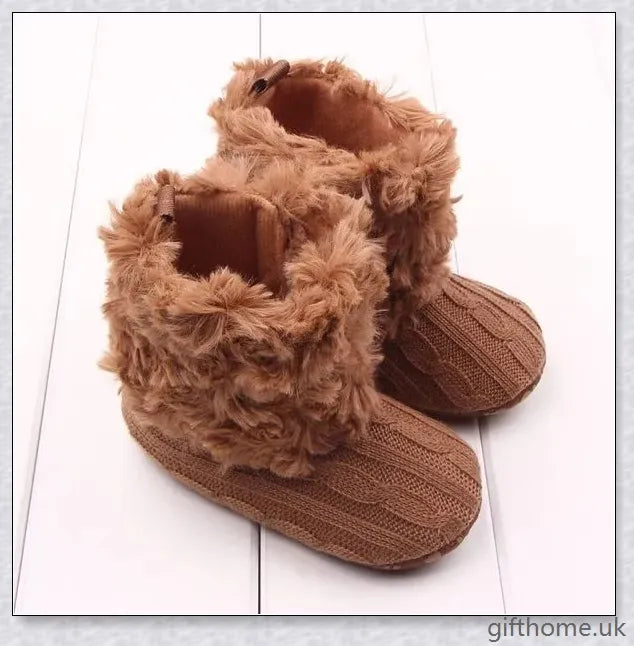 Cosy and charming baby knitted shoes in various sizes and colours, handcrafted with care in the United Kingdom