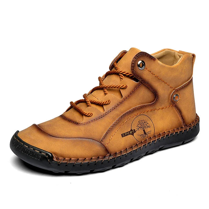 Vintage Leather Martin Boots for Men in various colours with a sleek, retro-inspired design
