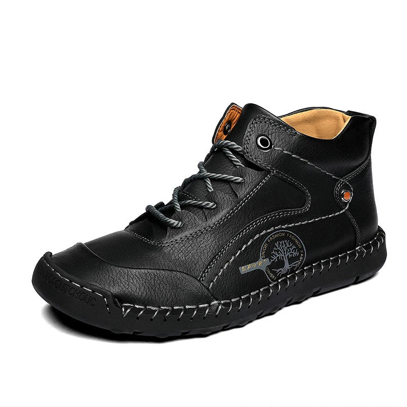 Vintage Leather Martin Boots for Men in various colours with a sleek, retro-inspired design