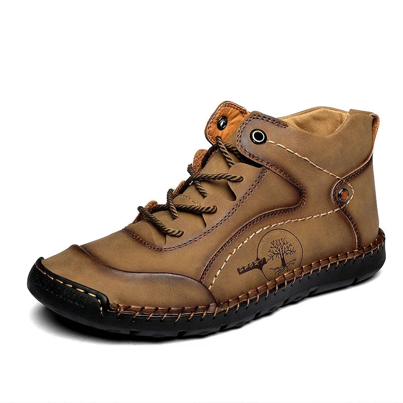 Vintage Leather Martin Boots for Men in various colours with a sleek, retro-inspired design