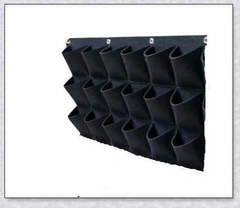 Vertical Garden Pocket Panels for growing herbs, flowers, and small vegetables on walls and fences