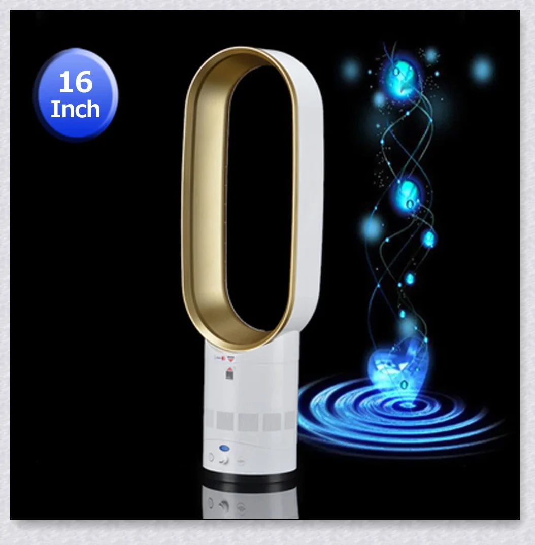 Oscillating Bladeless Tower Fan with Remote Control - Powerful, Quiet Cooling for Your British Home