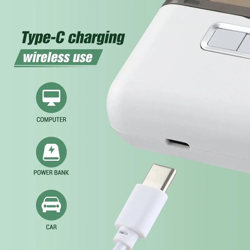 2-in-1 Electric Nail Clipper and Polisher with Auxiliary Lighting and Rechargeable Design