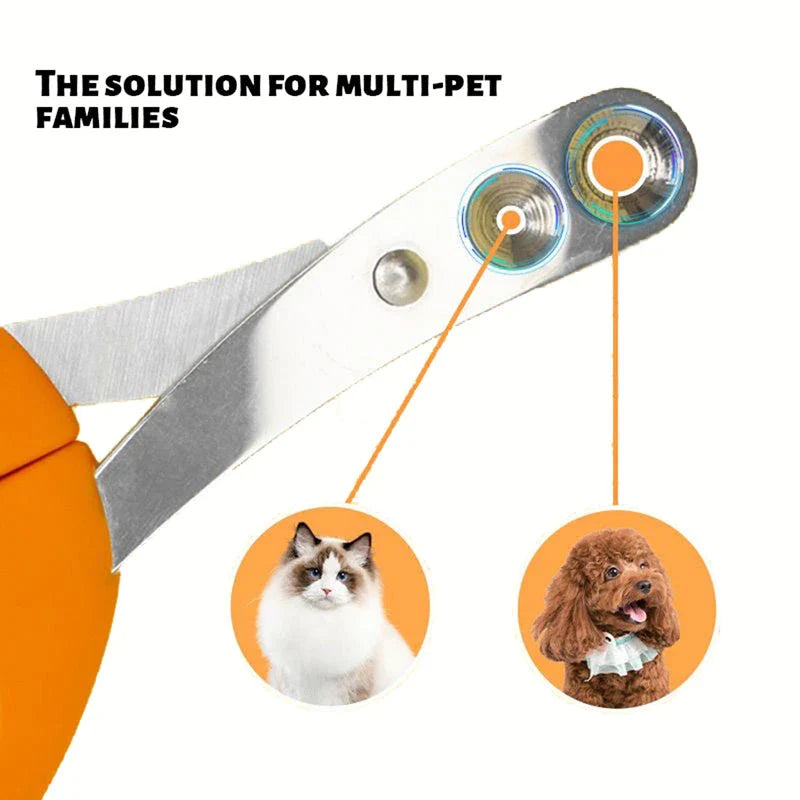 Professional Pet Nail Clippers - Durable Stainless Steel Blades for Smooth and Safe Nail Trimming