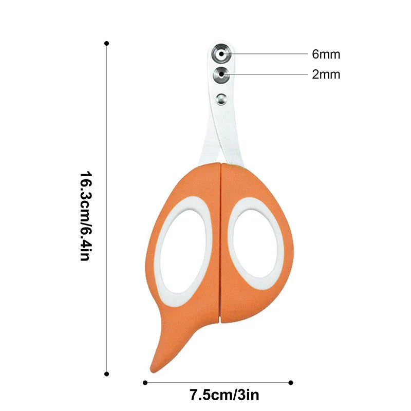 Professional Pet Nail Clippers - Durable Stainless Steel Blades for Smooth and Safe Nail Trimming