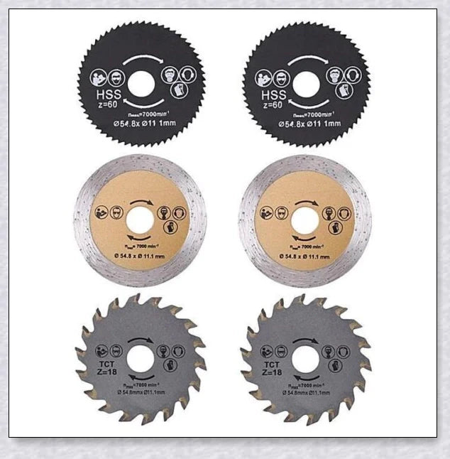 Trabyhand Multi-Function Circular Saw with Powerful 400W Motor and Versatile Blade Options