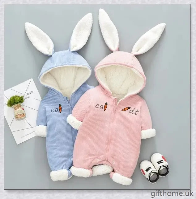 GiftHome UK Baby Rabbit Jumpsuits